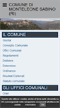 Mobile Screenshot of comune.monteleonesabino.ri.it